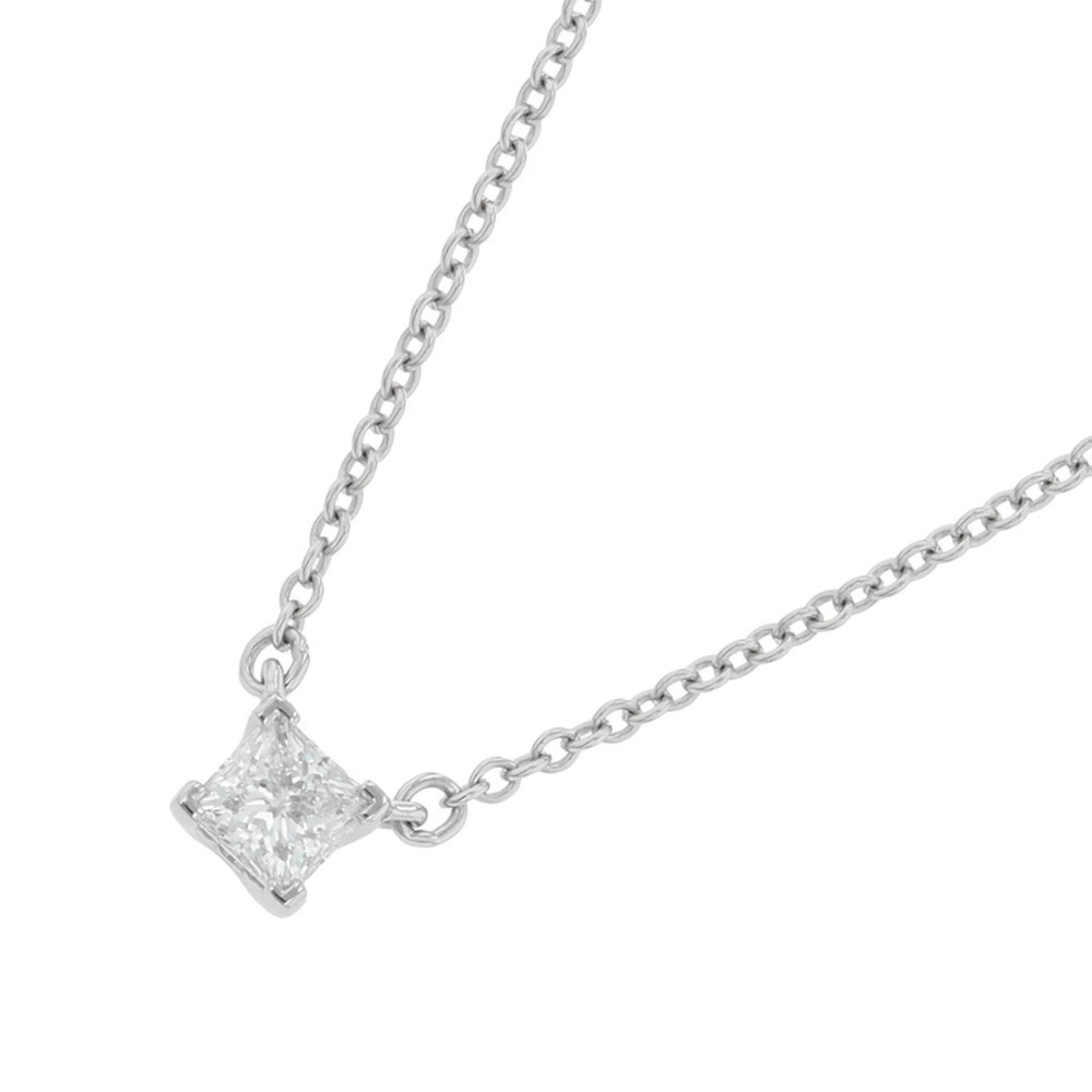 TIFFANY Silver Diamond 2C Necklace
